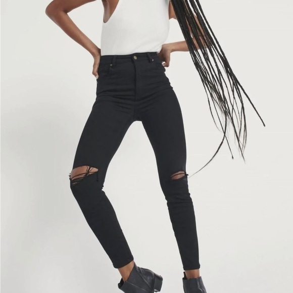 Rolla’s Black Eastcoast Ankle High Rise Jeans 27 - Picture 1 of 6